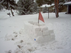 snow fort